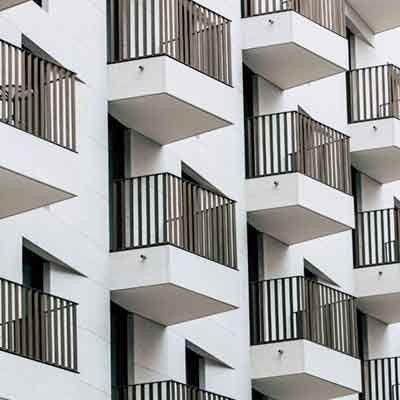 河南廠家平面仿石多彩漆公寓應用